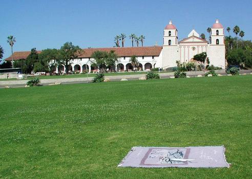 Mission at Santa Barbara, California, USA, September 2000. Photo credit Susan Kramer.