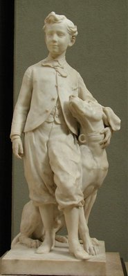 J. B. Carpeaux, Le prince imprial et son chien - 1865, Muse D'Orsay, Paris, France. Photo credit Susan Kramer